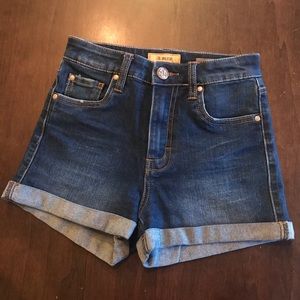 Blue Jean Shorts